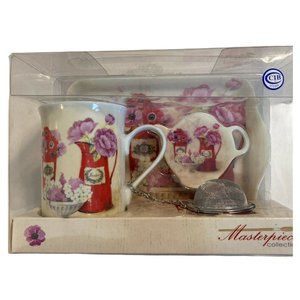 4 Piece Tea Set Fine China Mug